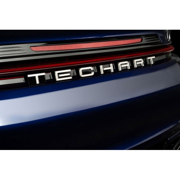 Lettrage arrière 3D TECHART Porsche 992 Carrera / S / 4 / 4S / GTS / 4 GTS / Turbo + S / GT3 (2019+)