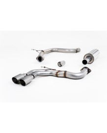 Echappement MILLTEK Audi A3 8V 2,0 TDI 184Ch 2WD MQB (2013-2020)- Ligne Cat-Back (Homologuée)