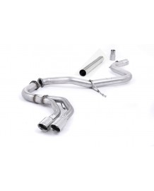 Echappement MILLTEK Audi A3 8V 2,0 TDI 184Ch 2WD MQB (2013-2020)- Ligne Cat-Back (Racing)