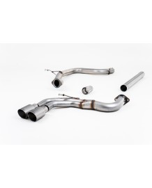 Echappement MILLTEK Audi A3 8V 2,0 TDI 150Ch 2WD MQB (2013+)- Ligne Cat-Back (Racing)