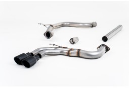 Echappement MILLTEK Audi A3 8V 2,0 TDI 150Ch 2WD MQB (2013+)- Ligne Cat-Back (Racing)