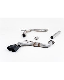 Echappement MILLTEK Audi A3 8V 2,0 TDI 150Ch 2WD MQB (2013+)- Ligne Cat-Back (Racing)