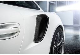 Prises d'air latérales carbone TECHART pour Porsche 991Turbo / Turbo S (2012+)