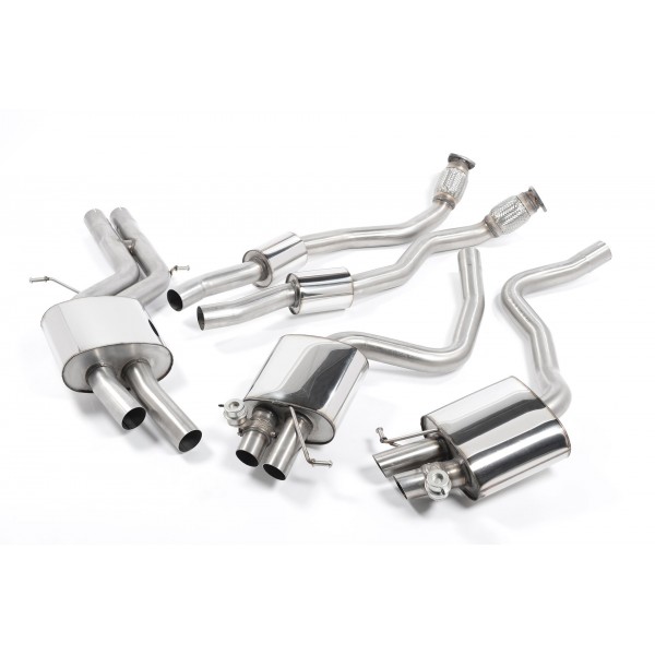 Ligne d'échappement Cat-Back à valves MILLTEK Audi RS5 Coupé B8 (2010-2015)(Homologuée)