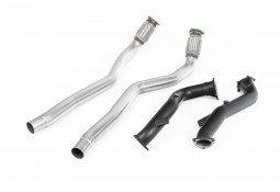 Downpipe + Suppression Catalyseurs MILLTEK Audi S6 / RS6 / S7 / RS7 C7 4,0 TFSI (2013-2018)