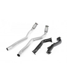 Downpipe + Suppression Catalyseurs MILLTEK Audi S6 / RS6 / S7 / RS7 C7 4,0 TFSI (2013-2018)