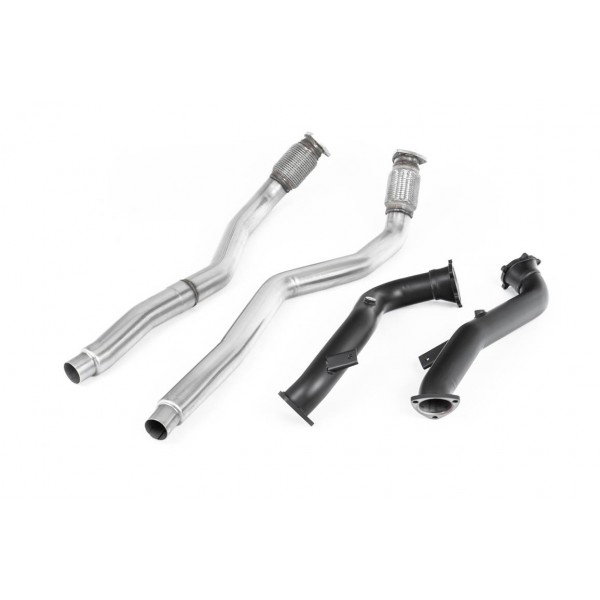 Downpipe + Suppression Catalyseurs MILLTEK Audi S6 / RS6 / S7 / RS7 C7 4,0 TFSI (2013-2018)