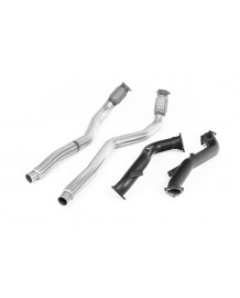 Downpipe + Suppression Catalyseurs MILLTEK Audi S6 / RS6 / S7 / RS7 C7 4,0 TFSI (2013-2018)