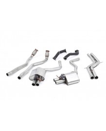 Ligne d'échappement complète à valves MILLTEK Audi RS6 / RS7 C7 4,0 TFSI (2013-2018) (Racing)