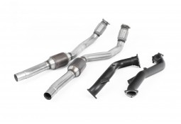 Downpipe + Catalyseurs Sport MILLTEK Audi S6 / RS6 / S7 / RS7 C7 4,0 TFSI (2013-2018)