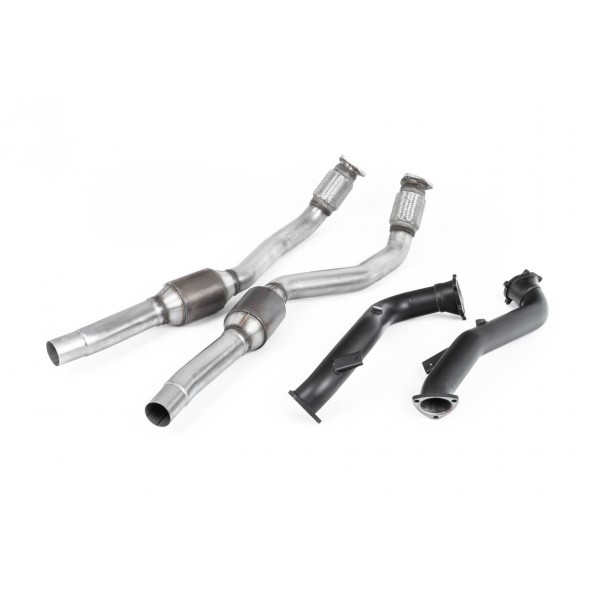 Downpipe + Catalyseurs Sport MILLTEK Audi S6 / RS6 / S7 / RS7 C7 4,0 TFSI (2013-2018)