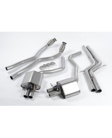 Ligne d'échappement Cat-Back à valves MILLTEK Audi RS6 / RS7 C7 4,0 TFSI (2013-2018) (Racing)