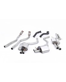 Ligne d'échappement complète à valves MILLTEK Audi RS6 / RS7 C7 4,0 TFSI (2013-2018) (Road+)