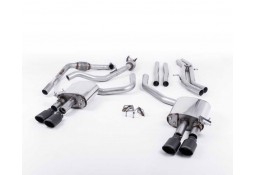 Ligne d'échappement Cat-Back à valves MILLTEK Audi S4 & S5 Sportback B9 (2016+) (Racing)