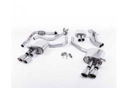 Ligne d'échappement Cat-Back à valves MILLTEK Audi S4 & S5 Sportback B9 (2016+) (Homologuée)