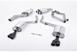 Ligne d'échappement Cat-Back MILLTEK Audi S4 & S5 Sportback B8 3,0 TFSI V6 (2009-2012)(Homologuée)