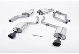 Ligne d'échappement Cat-Back MILLTEK Audi S4 & S5 Sportback B8 3,0 TFSI V6 (2009-2012)(Homologuée)