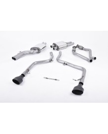 Ligne d'échappement Cat-Back MILLTEK Audi S4 & S5 Sportback B8 3,0 TFSI V6 (2009-2012)(Race)