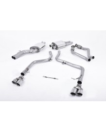 Ligne d'échappement Cat-Back MILLTEK Audi S5 B8 3,0 TFSI V6 Coupé/ Cabriolet (2009-2012)(RACE)