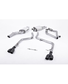 Ligne d'échappement Cat-Back MILLTEK Audi S5 B8 3,0 TFSI V6 Coupé/ Cabriolet (2009-2012)(RACE)