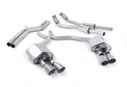 Ligne d'échappement Cat-Back à valves MILLTEK Audi S6 & S7 Sportback C7 4,0 TFSI (2012-2018)