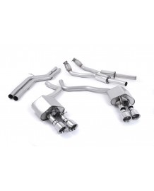 Ligne d'échappement Cat-Back à valves MILLTEK Audi S6 & S7 Sportback C7 4,0 TFSI (2012-2018)