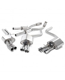 Ligne d'échappement Cat-Back à valves MILLTEK Audi S8 4H 4,0 TFSI (2013+)