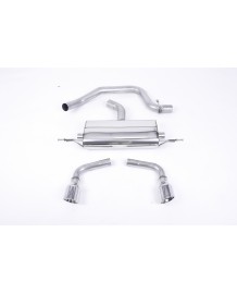 Ligne d'échappement Cat-Back MILLTEK Audi TT 8J 2,0 TFSI MKI 2WD (2006-2011)(Homologuée)