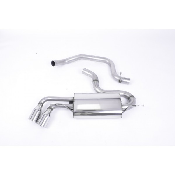 Ligne d'échappement Cat-Back MILLTEK Audi TT 8J 2,0 TFSI MKI 2WD (2006-2011)