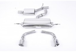 Ligne d'échappement Cat-Back MILLTEK Audi TT 8J 3,2 MK2 Quattro (2006-2010)