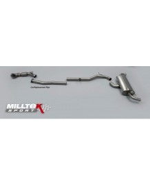 Ligne complète d'échappement à valves MILLTEK Audi TTRS MK2 8J 2,5 TFSI Quattro (2009-2014)(Race)