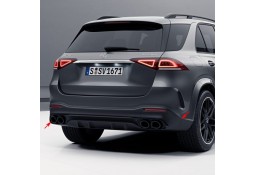 Diffuseur arrière + embouts échappements GLE53 AMG pour Mercedes GLE SUV V167 Pack AMG (2019+)