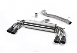 Ligne d'échappement inox Cat/Fap-Back à valves MILLTEK Audi TTS MK3 8S 2,0 TFSI avec & sans FAP (2015-2018)(2019+)(Racing)