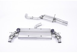 Ligne d'échappement Cat/Fap-Back à valves MILLTEK Audi TTRS MK3 8S 2,5 TFSI avec ou sans FAP (2015-2018)(2019+)(Homologuée)