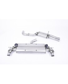 Ligne d'échappement Cat/Fap-Back à valves MILLTEK Audi TTRS MK3 8S 2,5 TFSI avec ou sans FAP (2015-2018)(2019+)(Homologuée)