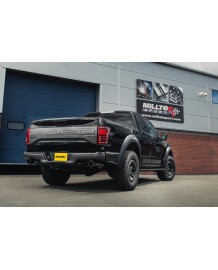 Ligne d'échappement Cat-Back MILLTEK Ford F150 Raptor 3.5 V6 EcoBoost Supercrew (2018+)