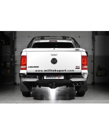 Ligne d'échappement Cat-Back MILLTEK Vw Amarok 2,0 BiTDI 163 & 180Ch (2010+)