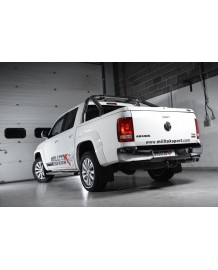 Ligne d'échappement Cat-Back MILLTEK Vw Amarok 2,0 BiTDI 163 & 180Ch (2010+)