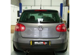 Ligne d'échappement Cat-Back MILLTEK VW Golf 5 2,0 TDI 140Ch (2004-2009)