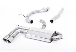 Ligne d'échappement Cat-Back MILLTEK VW Golf 5 GT 2,0 TDI 170Ch DPF (2004-2009)