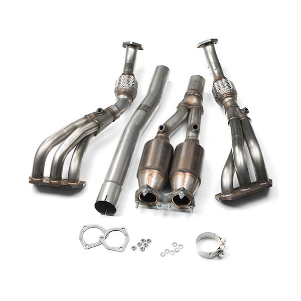 Collecteur d'échappement + Catalyseurs MILLTEK VW Golf 5 R32 3,2 V6 (2005-2009)