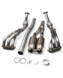 Collecteur d'échappement + Catalyseurs MILLTEK VW Golf 5 R32 3,2 V6 (2005-2009)