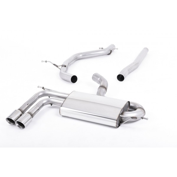 Ligne d'échappement Fap-Back MILLTEK VW Golf 6 GTD 2,0 TDI 170Ch (2009-2014)