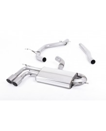 Ligne d'échappement Fap-Back MILLTEK VW Golf 6 GTD 2,0 TDI 170Ch (2009-2014)