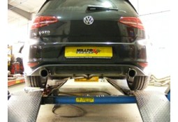 Ligne d'échappement Cat-Back MILLTEK VW Golf 7 GTD 2,0 TDI 184Ch (2013+)(look GTI)