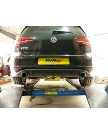 Ligne d'échappement Cat-Back MILLTEK VW Golf 7 GTD 2,0 TDI 184Ch (2013+)(look GTI)