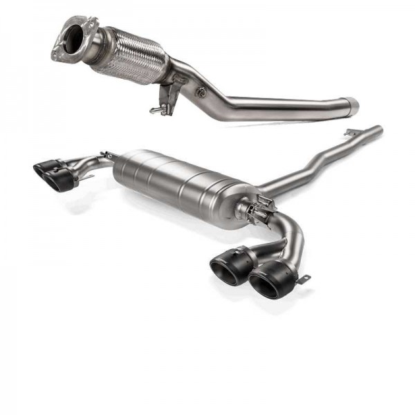 Echappement AKRAPOVIC Mercedes CLA35 AMG C/X118 (2019+)- Ligne Cat-Back à valves Racing