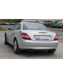 Echappement FOX Mercedes SLK 200K/350/280 (R171) -Silencieux 4 Sorties look AMG