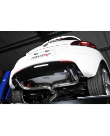 Ligne d'échappement Cat-Back MILLTEK VW Scirocco R 2,0 TSI (2009-2016)