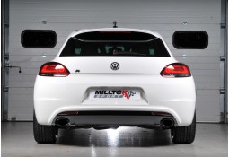 Ligne d'échappement Cat-Back MILLTEK VW Scirocco R 2,0 TSI (2009-2016)